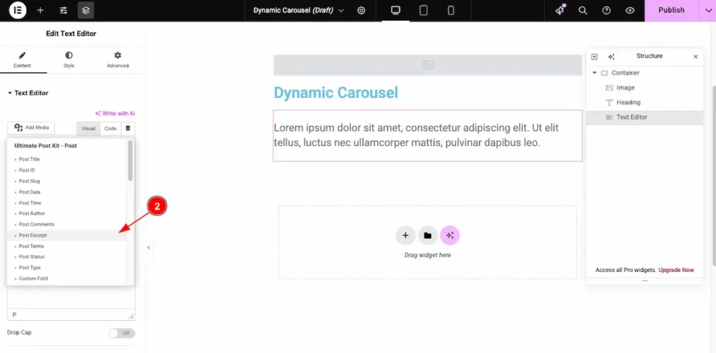 Add Text Editor 2 2 - BdThemes