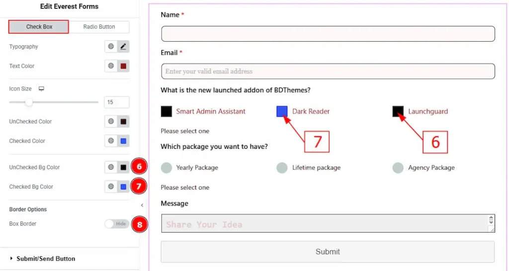 Checkbox 02 - BdThemes