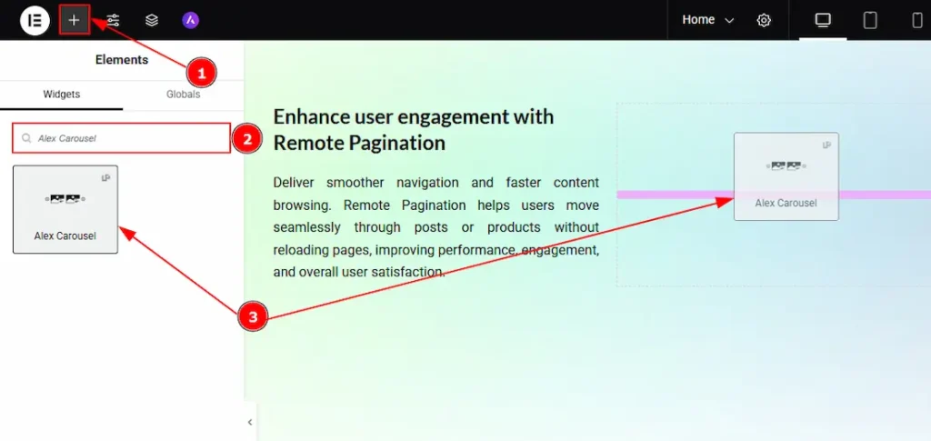 Inserting The Remote Pagination