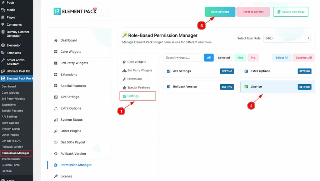 Editor 5 Settings - BdThemes