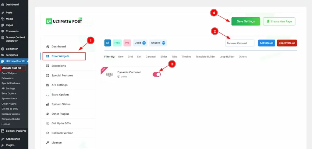 Enable Dynamic Carousel - BdThemes