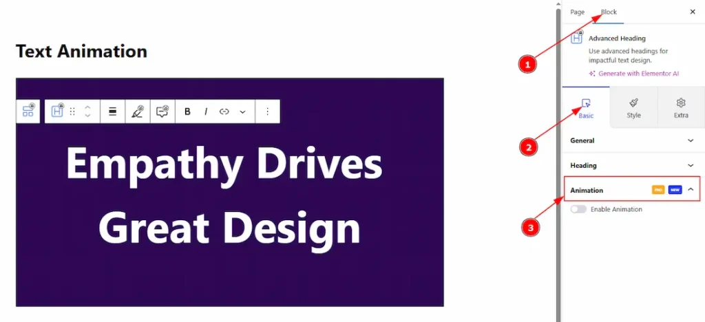 Where To Find the Text Animation Extension