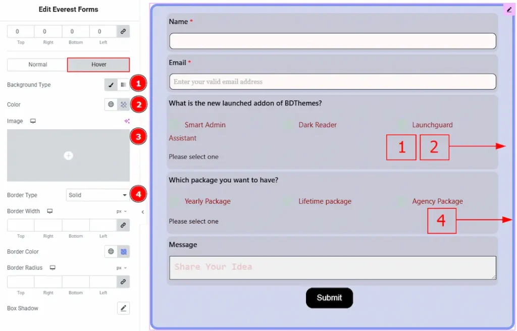 Form Container Hover 01 - BdThemes