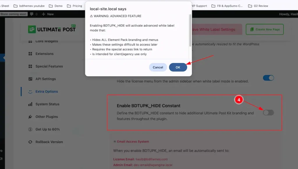 Hide plugin1 - BdThemes