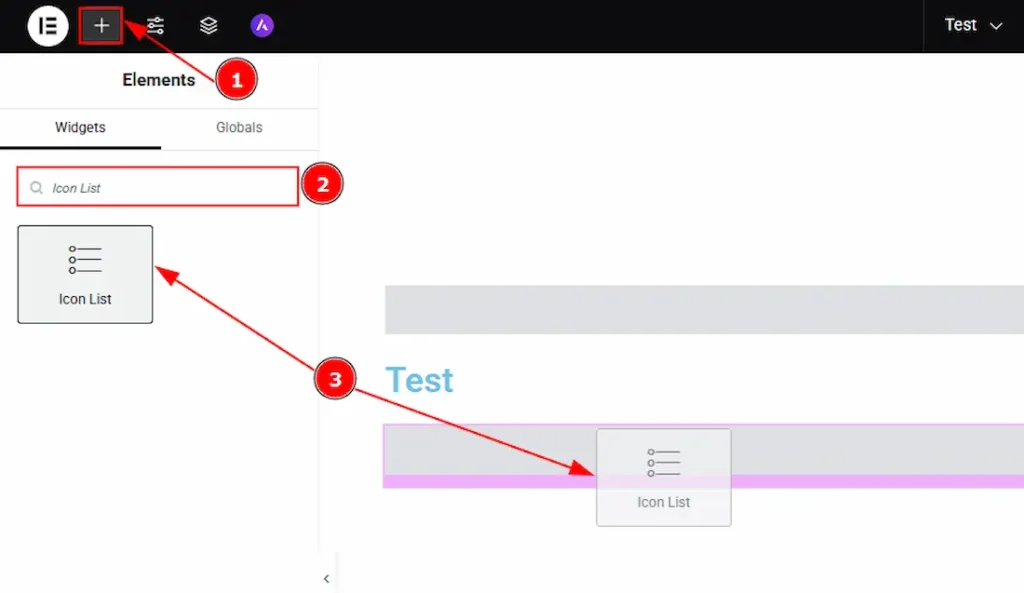 Inserting Info List Element