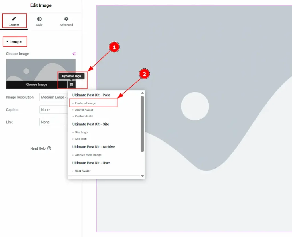 Customizing Image Element