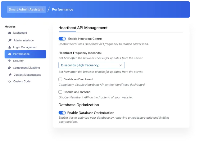 Performance tab - BdThemes