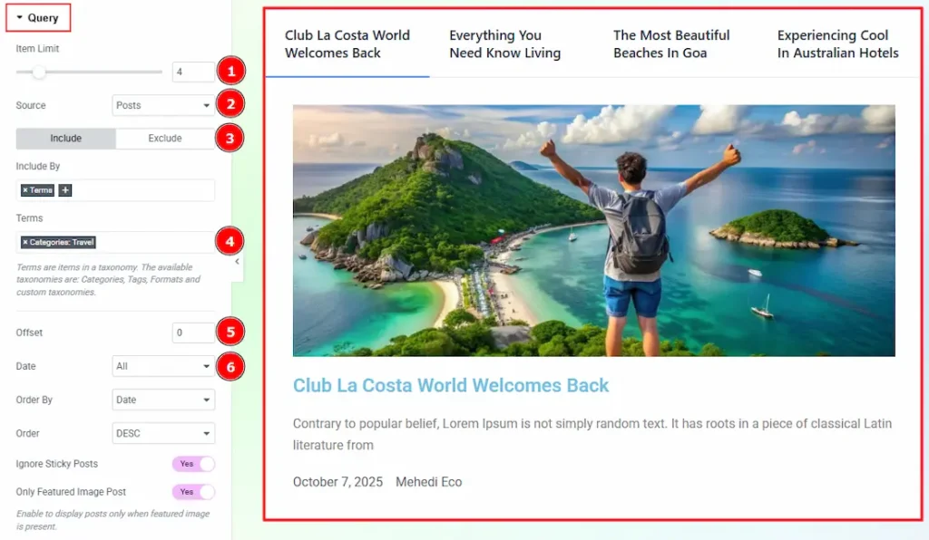 Query Section