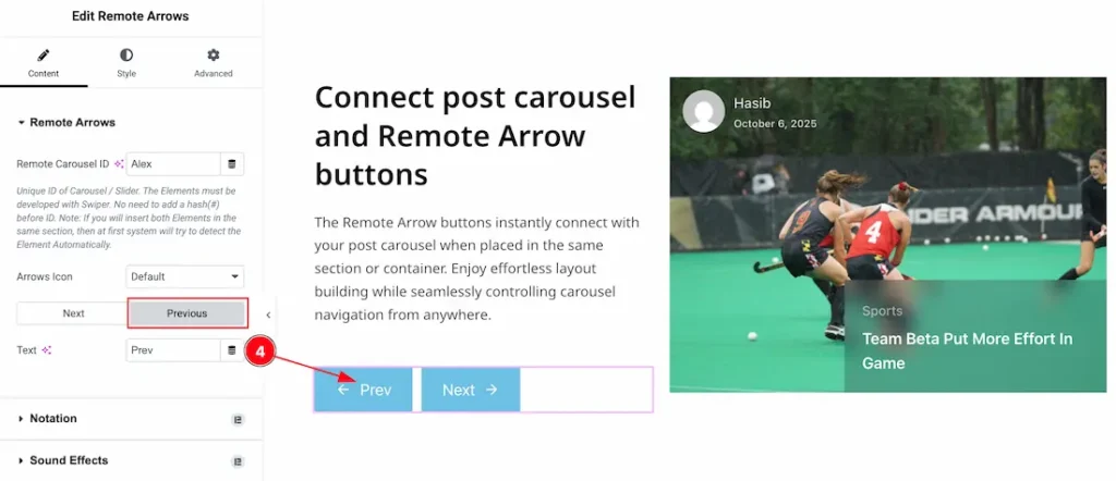 Remote Arrows1 - BdThemes