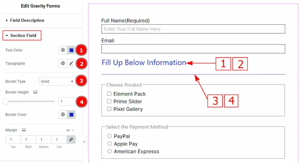 Section Field 01 - BdThemes