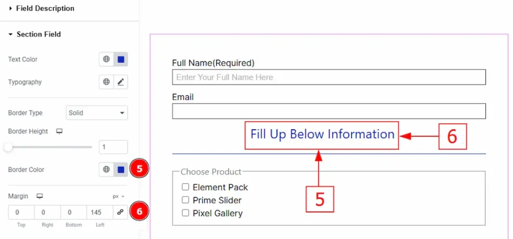 Section Field 02 - BdThemes