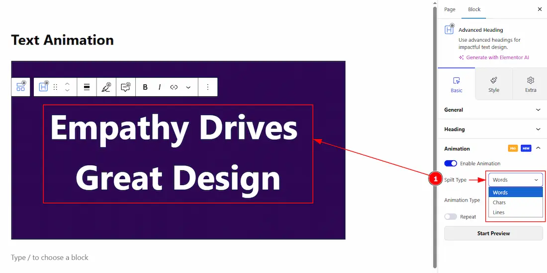 Let’s Explore the Text Animation Extension