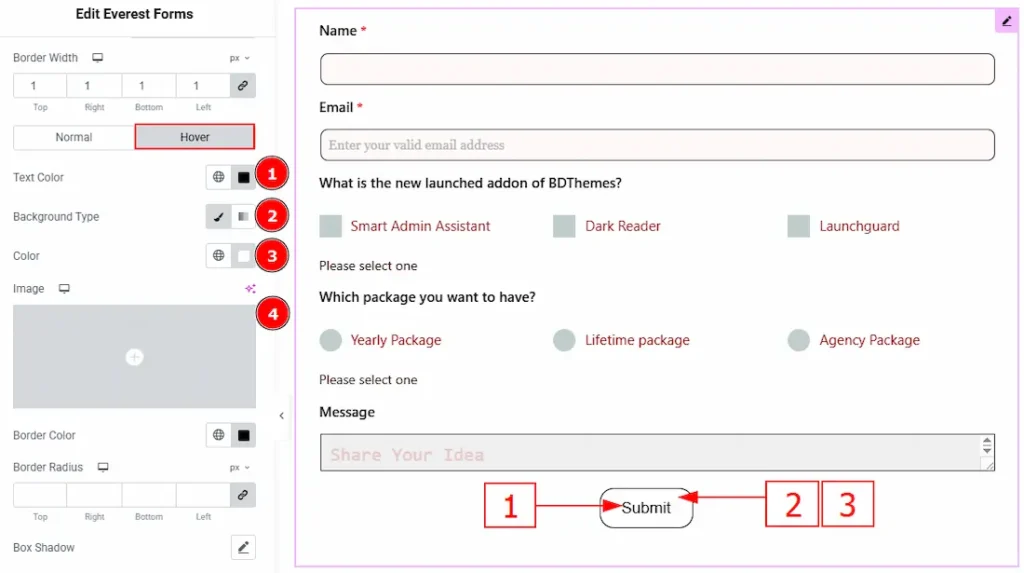 Submit Button Hover 01 - BdThemes