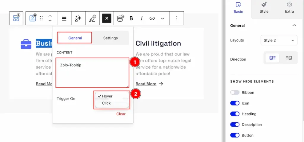 Lets Customize General Tabs Section