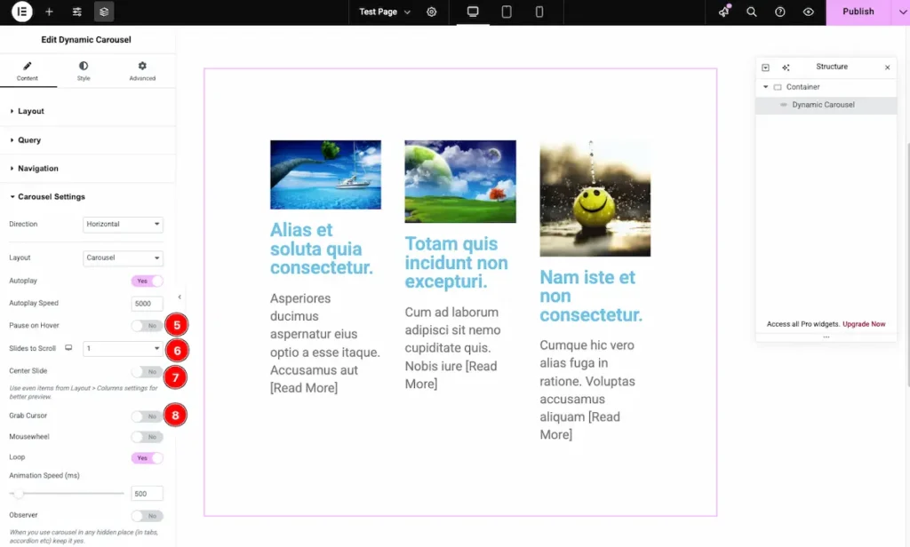 caruousel settings 2 - BdThemes