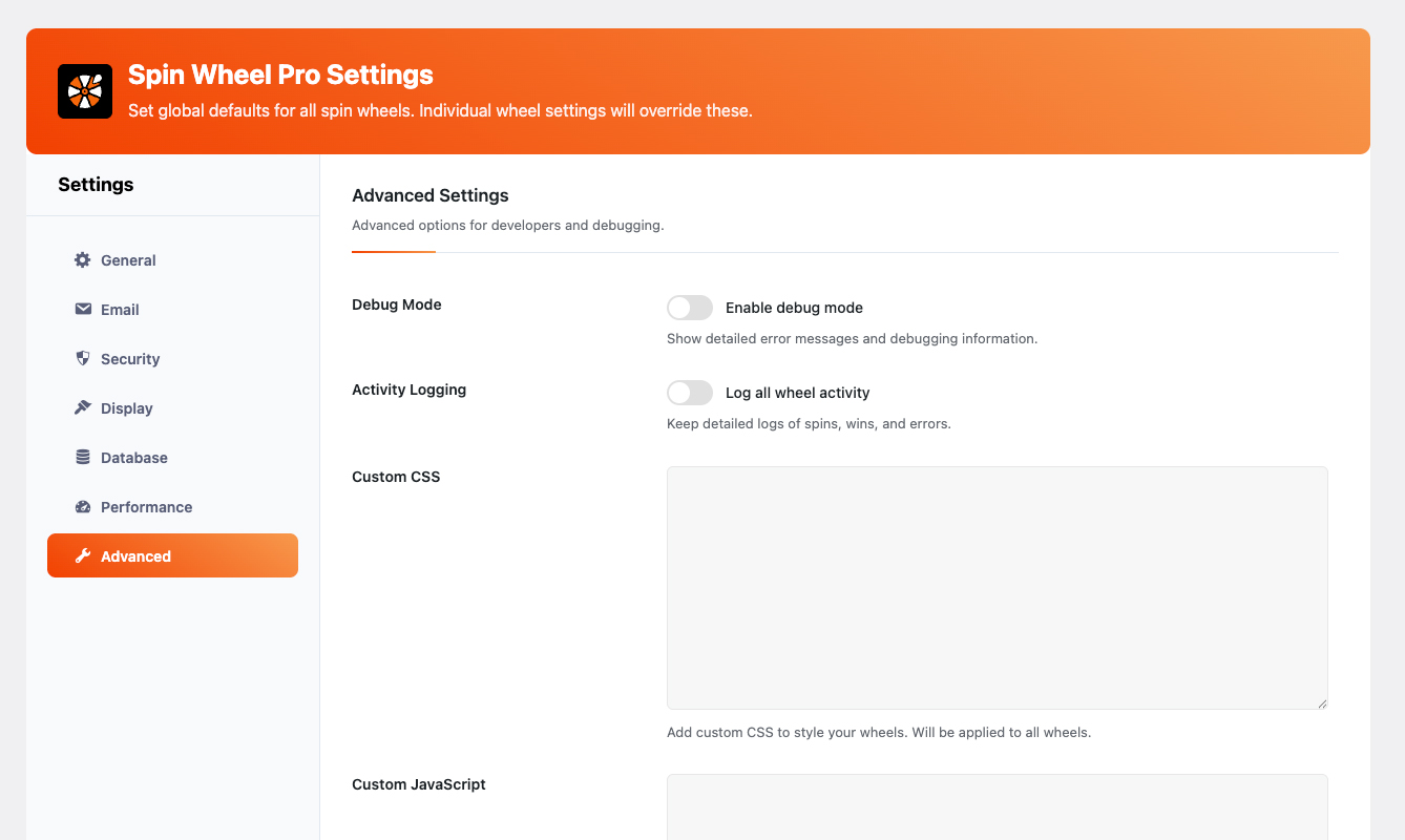 Advanced Developer Controls - BdThemes