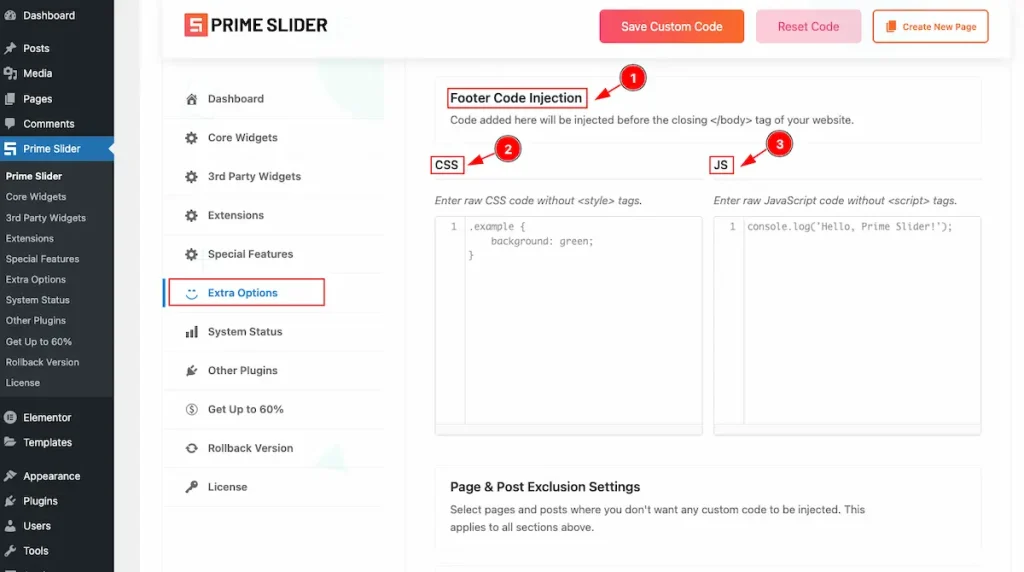 Footer injection - BdThemes