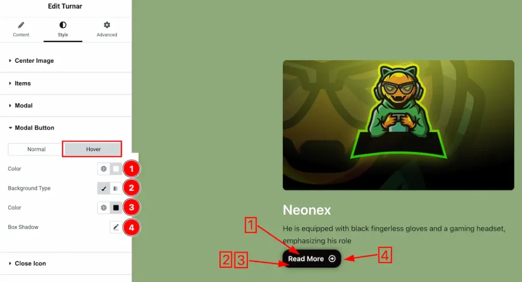 Modal Button 3 - BdThemes
