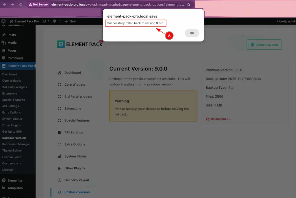 after roll back - BdThemes