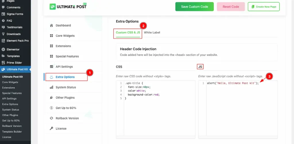 custom js - BdThemes