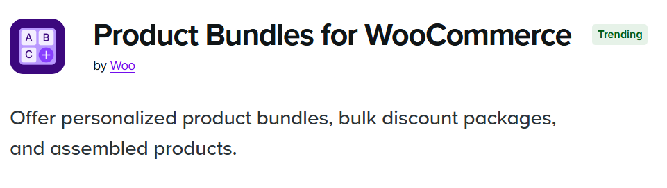 WooCommerce Product Bundles