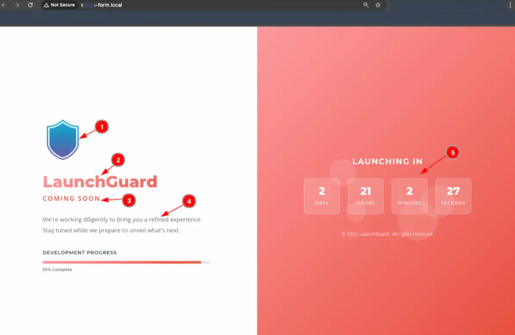 open your website URL in an incognito or private browsing window