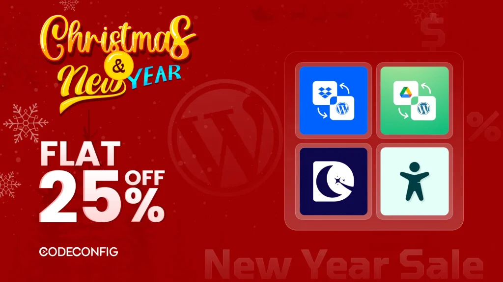 Best WordPress Christmas Deals And New Year Deals By CodeConfig - BdThemes