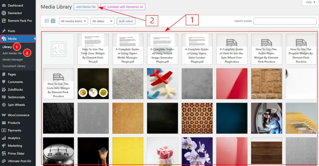 Customizing the Sigma Media Manager Plugin