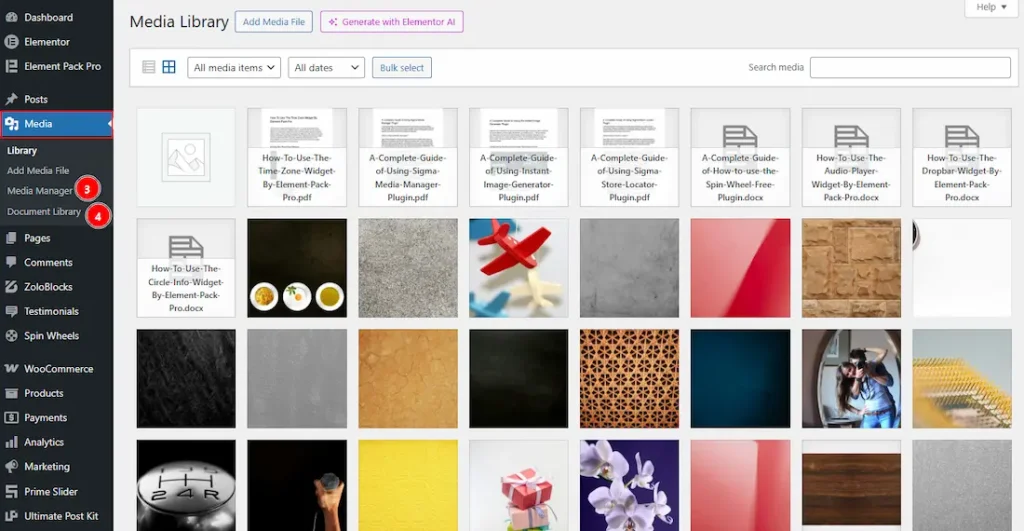 Customizing the Sigma Media Manager Plugin 02 - BdThemes