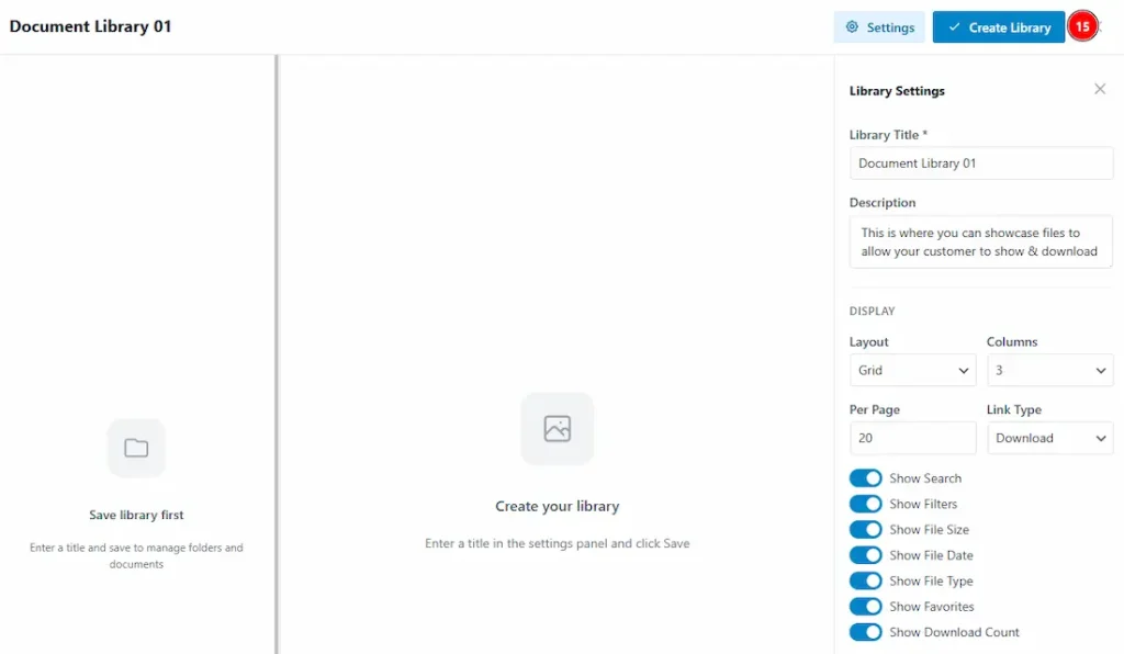 Media Document library 05 - BdThemes