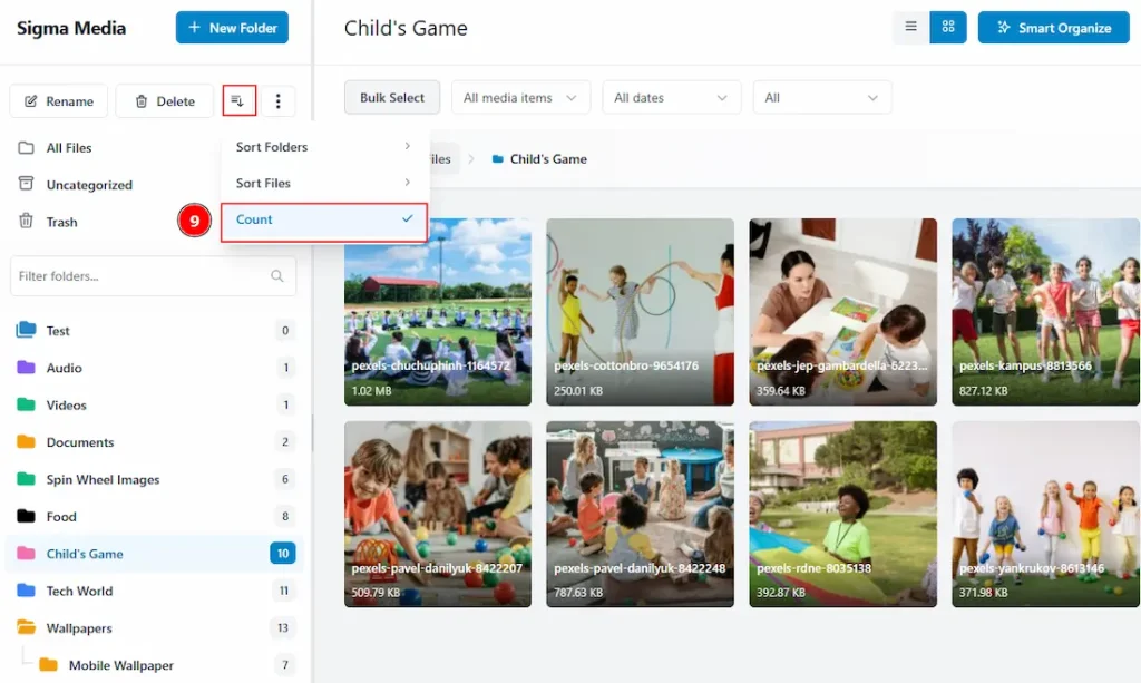 Media Folders 04 - BdThemes