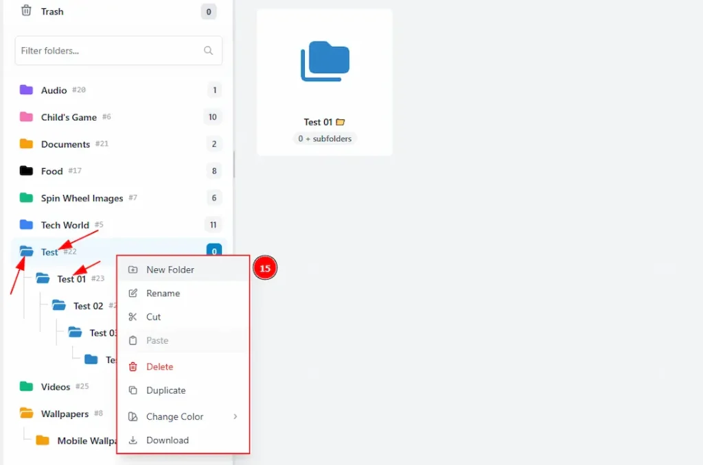 Media Folders 08 - BdThemes