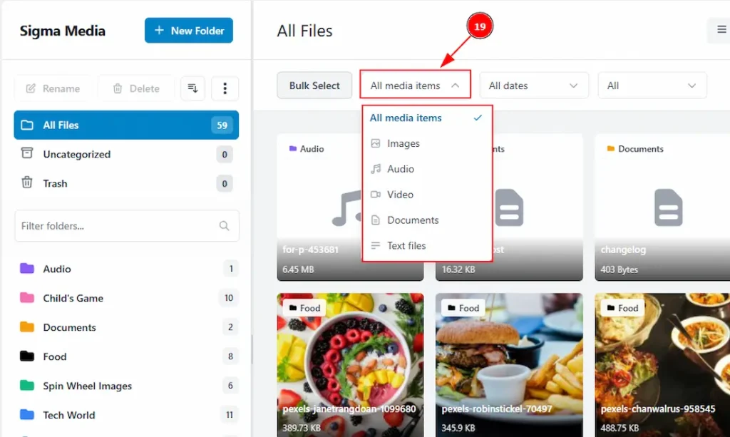 Media Folders Right Side 06 - BdThemes