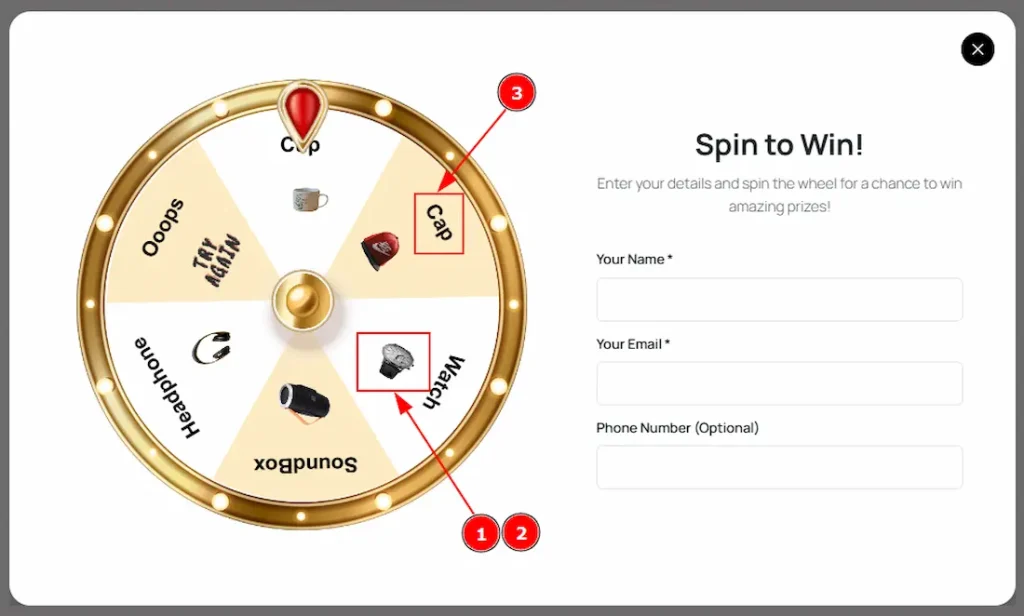 Prize Image Setttings Preview - BdThemes