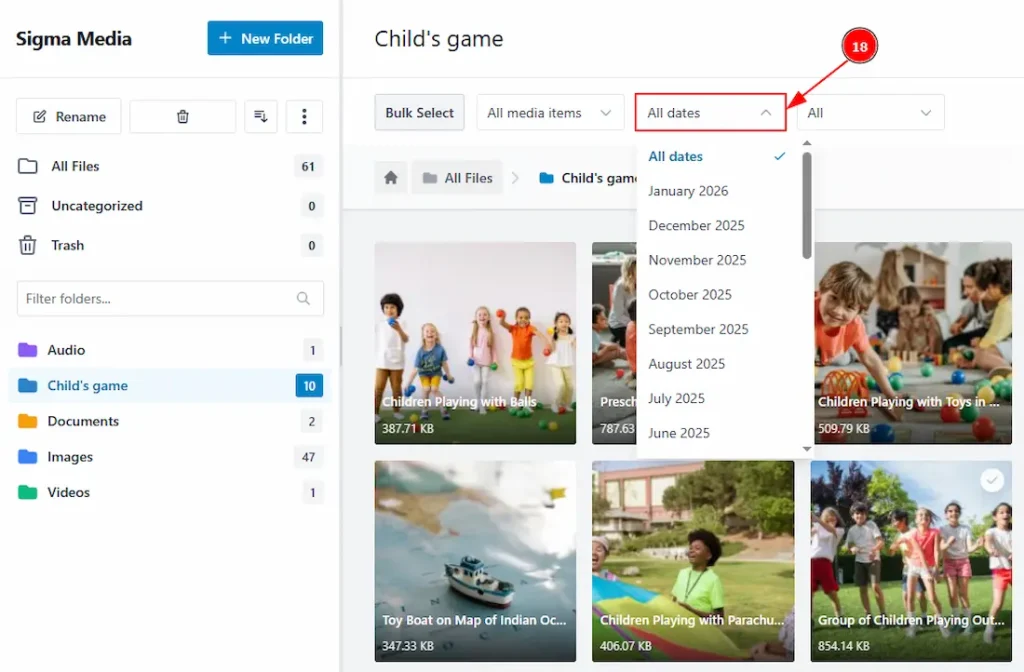 Right Side all dates - BdThemes