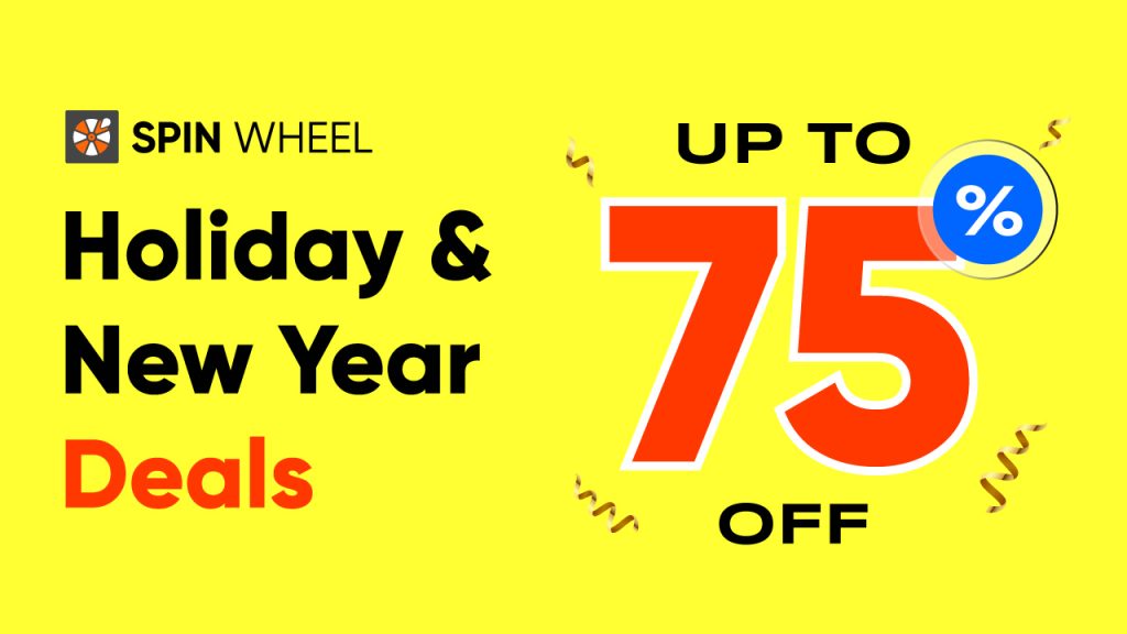 Best WordPress Black Friday & Cyber Monday Deals - Spin Wheel