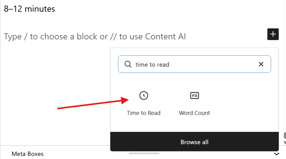 New Time to Read Block