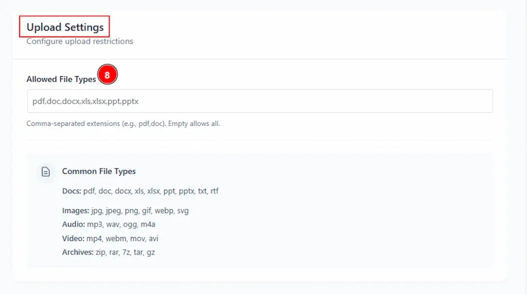settings Document Library 03 - BdThemes