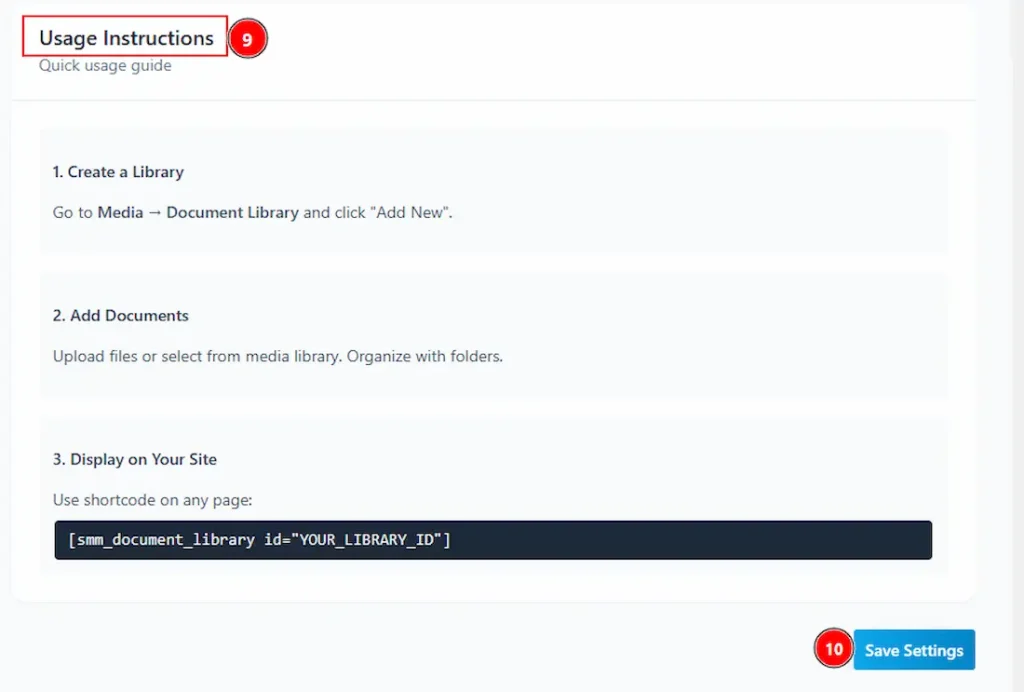 settings Document Library 04 - BdThemes