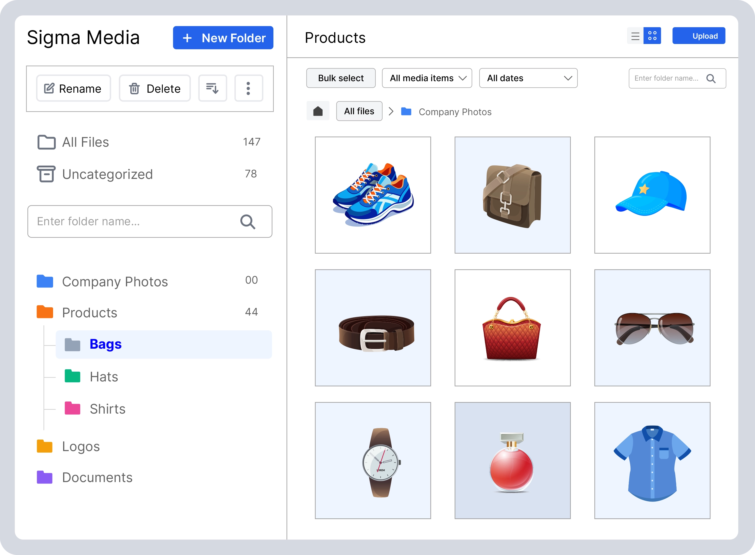 sigma media dashboard - BdThemes