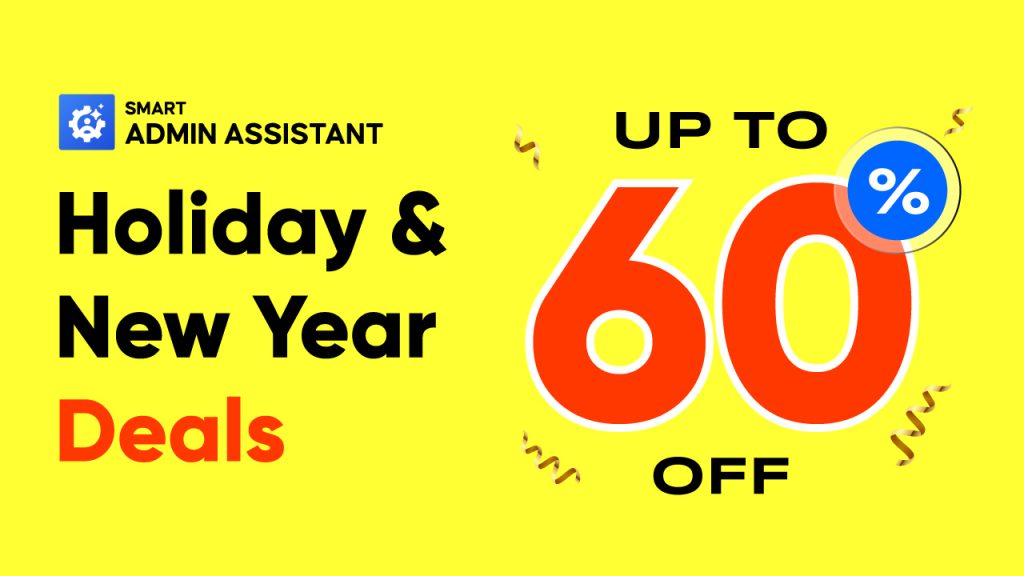 Best WordPress Black Friday & Cyber Monday Deals - Smart Admin Assistant