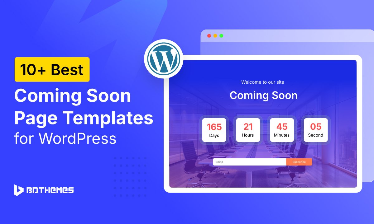 10+ Best Coming Soon Page Templates for WordPress