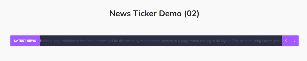 News Ticker - Stunning Blog Layout Design for Your Website