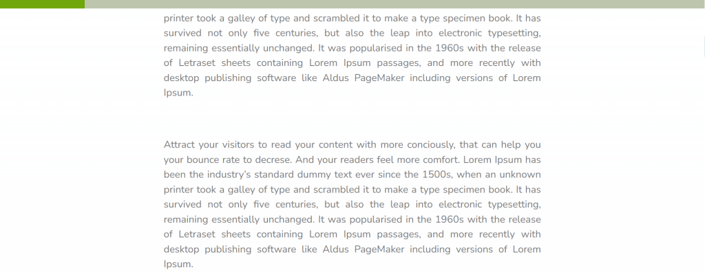 Reading Progress Bar - Stunning Blog Layout Design for Your Website