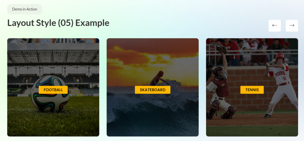 Category Carousel - Stunning Blog Layout Design for Your Website
