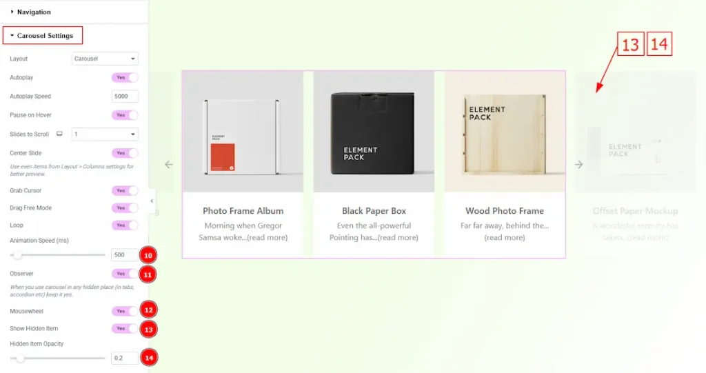 Carousel Settings 03 - BdThemes