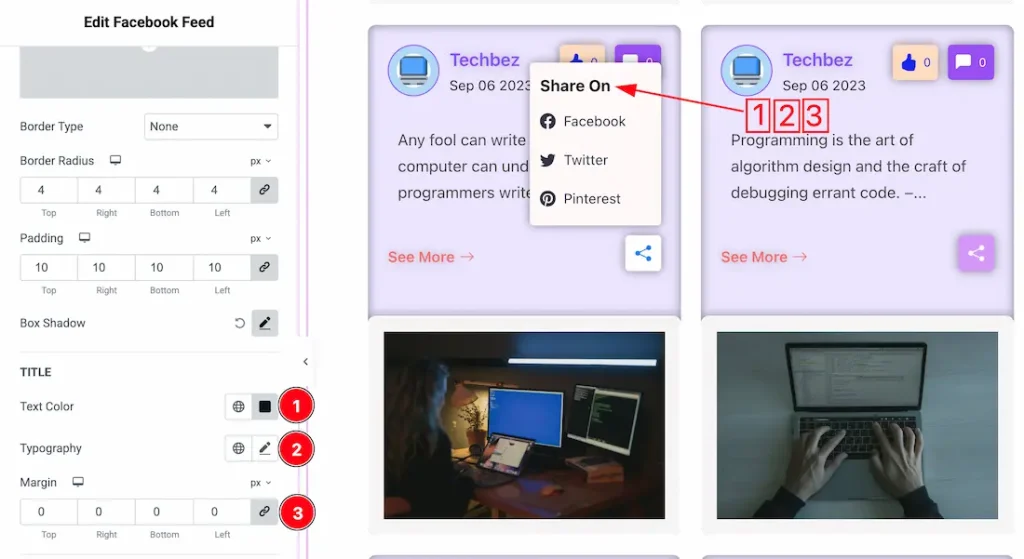 Dropdown Title - BdThemes