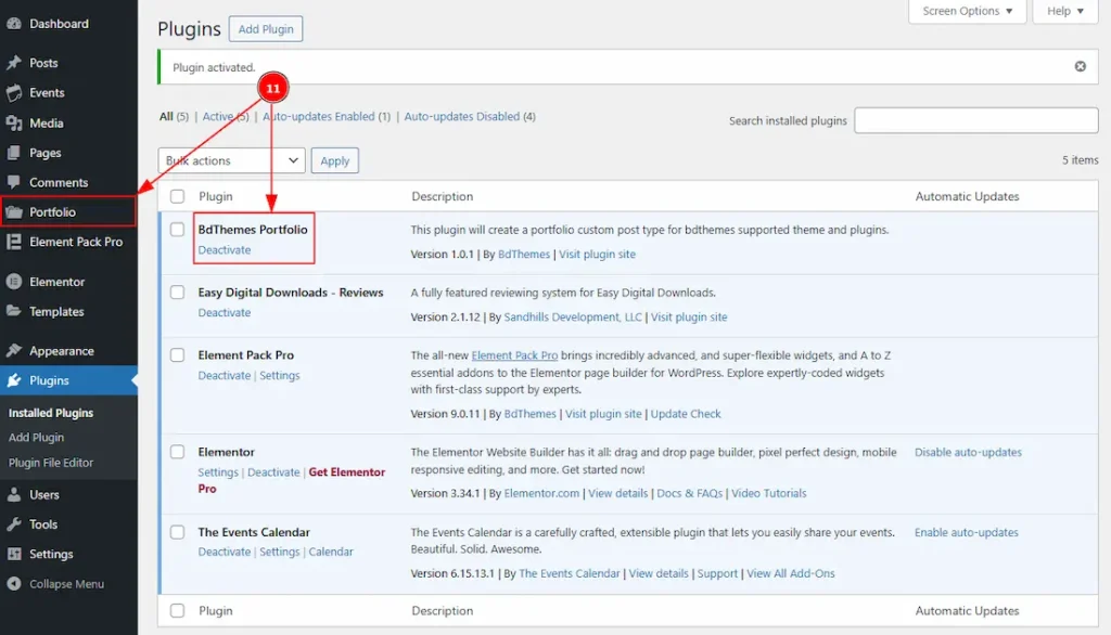 Enable the widget 04 - BdThemes