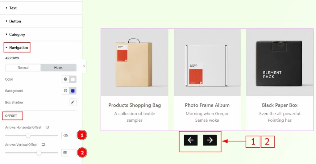 Navigation offset - BdThemes