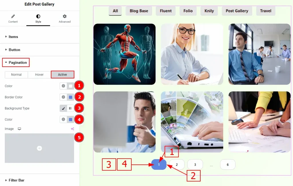 Pagination Active - BdThemes